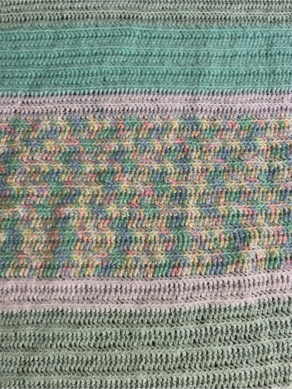 Handmade soft knitted